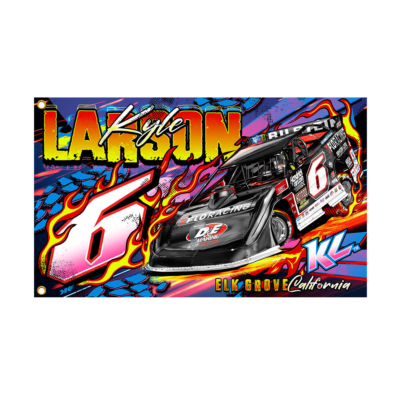 Bri6htness Late Model Design- 3 x 5 Flag