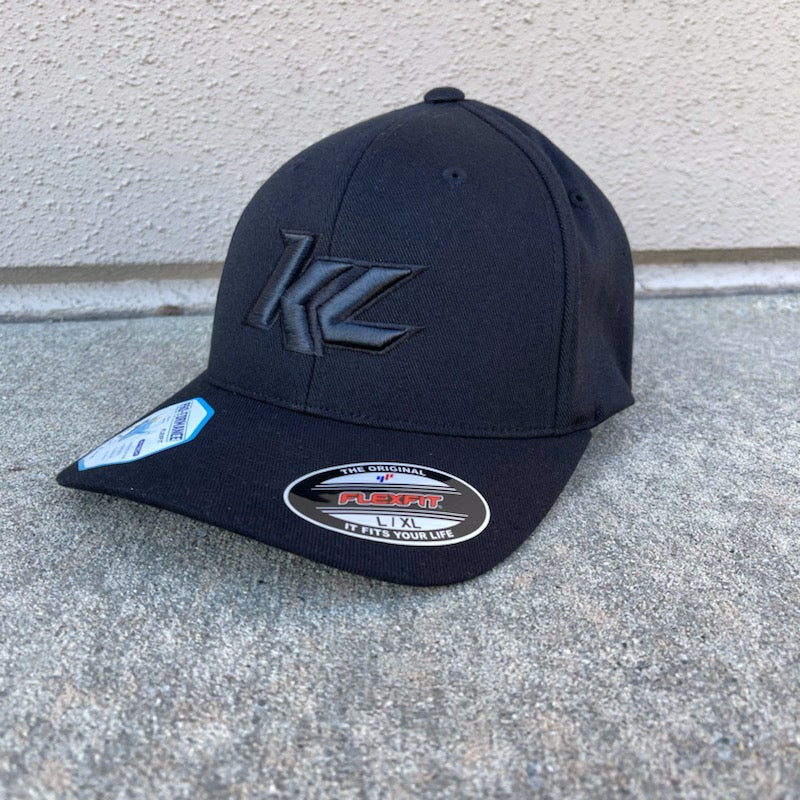 KL Flexfit Hat- Black Puff