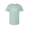 KL Heat Wave Design- Adult Prism Dusty Blue T-Shirt