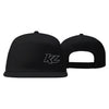 KL Cante Hat with PVC Patch- Black