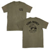 KL Yung Money Represent Lifestyle Design- Adult Heather Olive T-Shirt